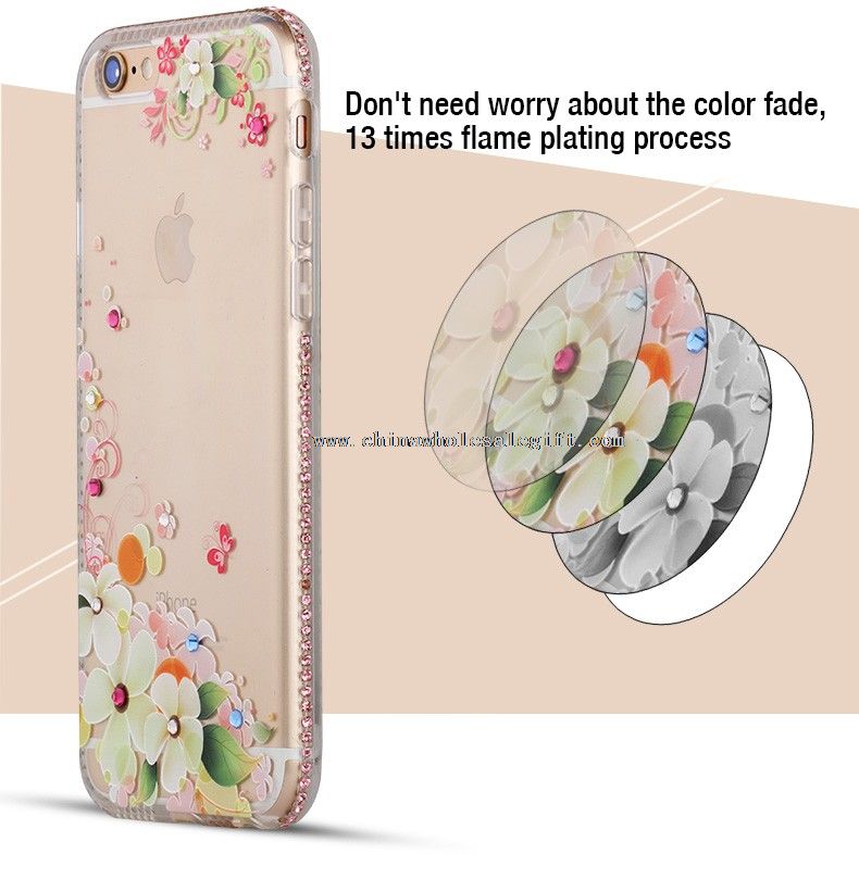 Diamond phone case for iphone 6