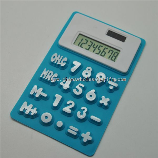 Flexible 8 Digits Silicone Calculator