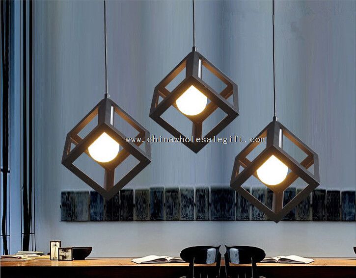 Iron black pendant light