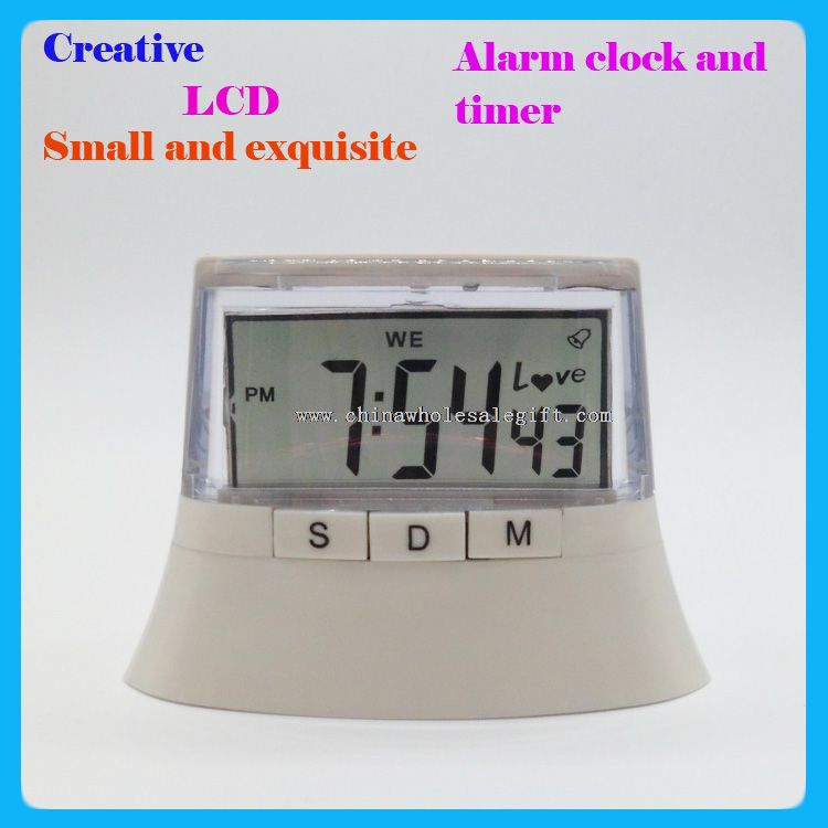 LCD alarm clock