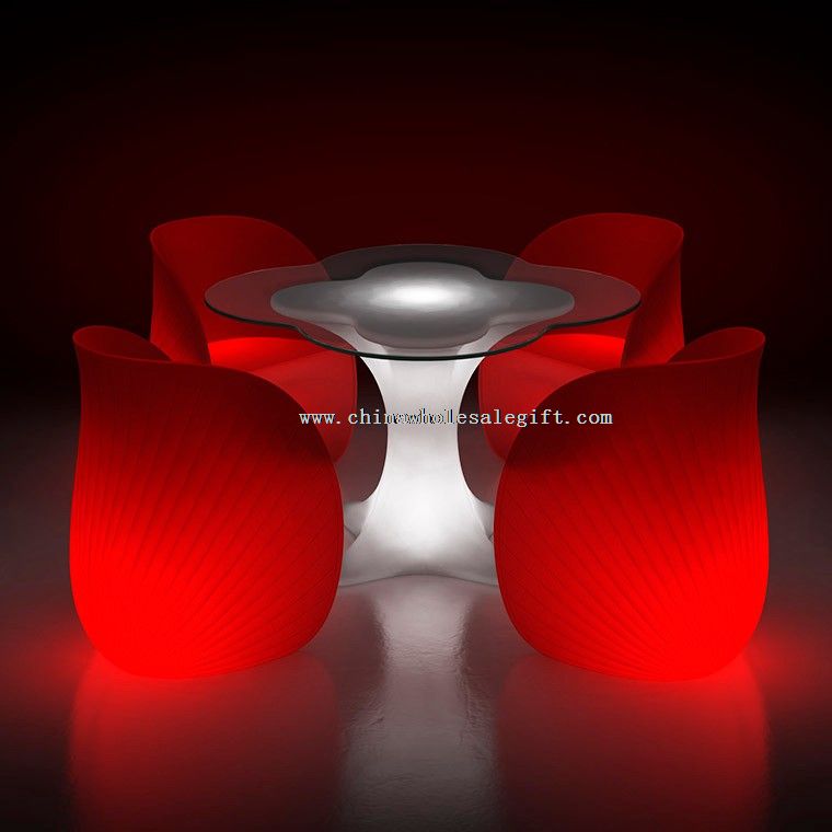 led furniture led table led chairs