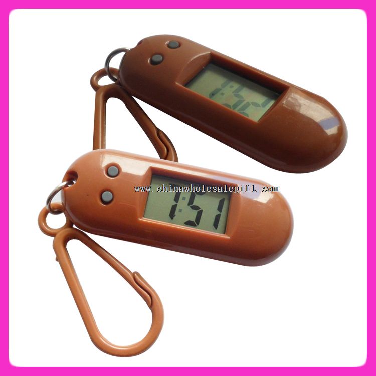 Portable carabiner electronic digital clcok