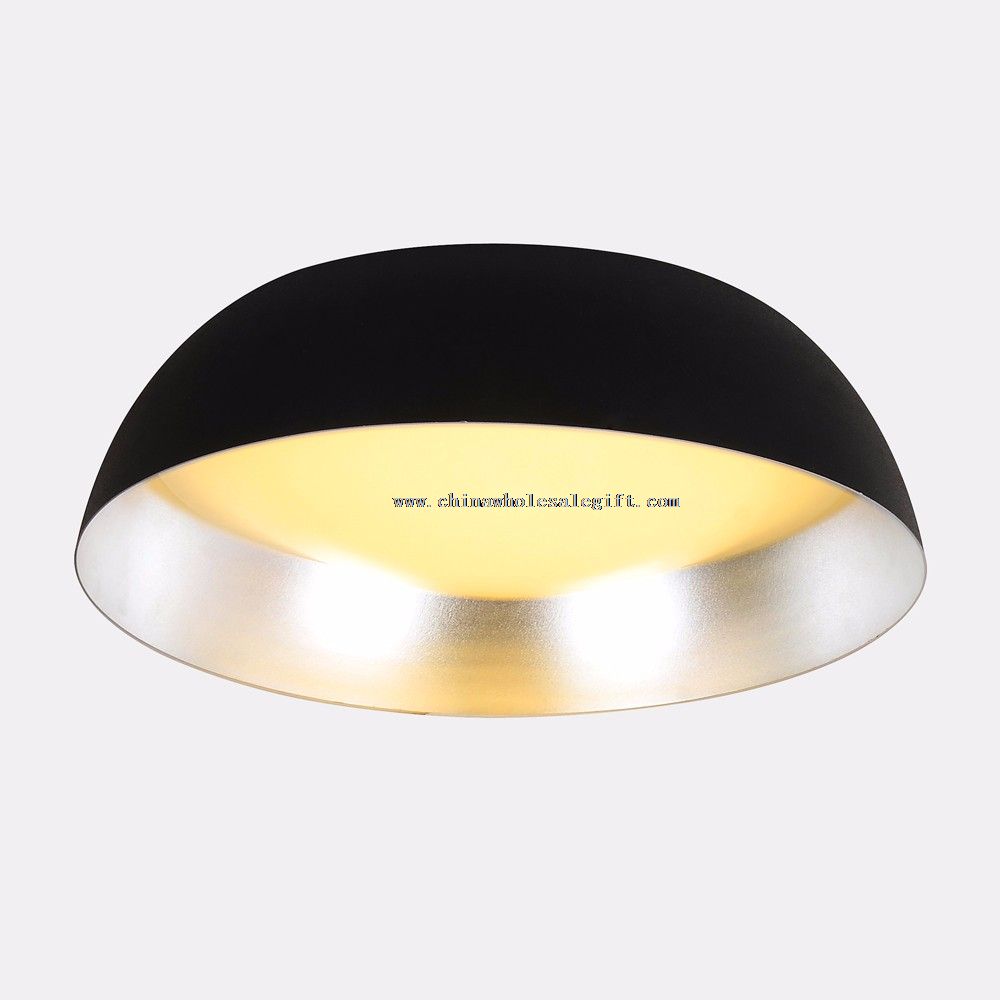 Round faction led lighting black ceiling light
