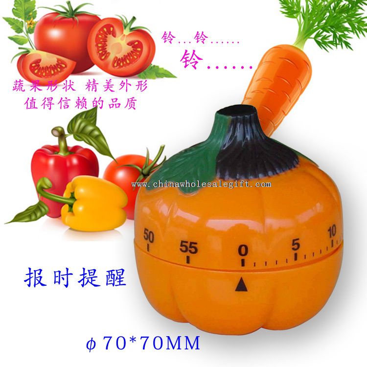 Vegetable shape mechanical kitchen rohs timer