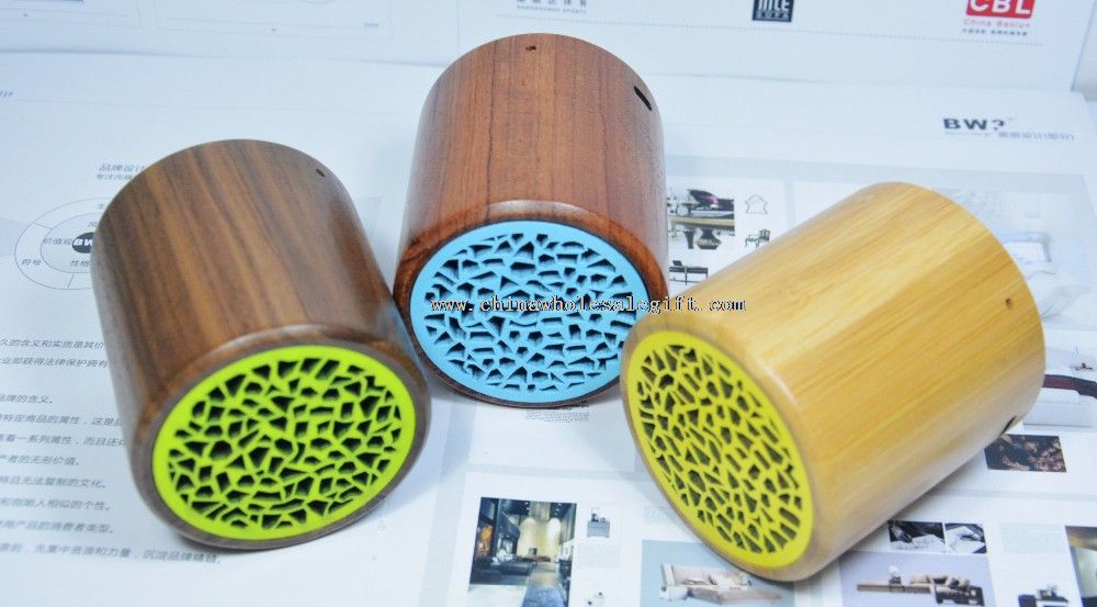 wooden stereo Speaker