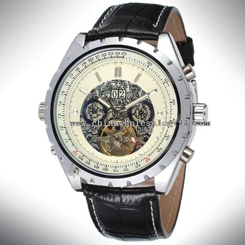 british style mechanical man watch