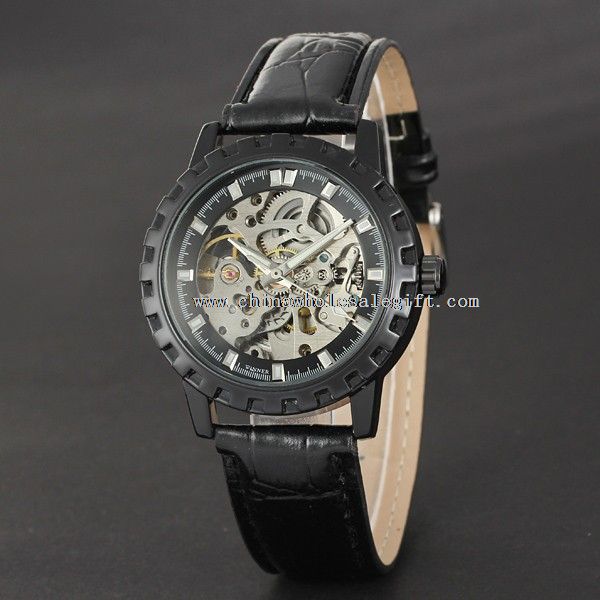 men leather watch
