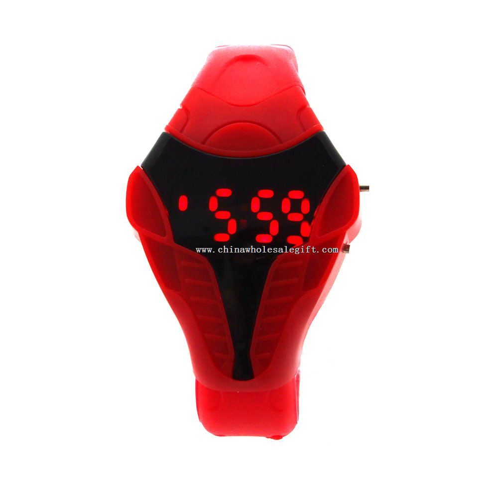 silicone bracelet led watch