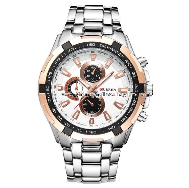 Stainless Steel Luxury Men Quartz Watch