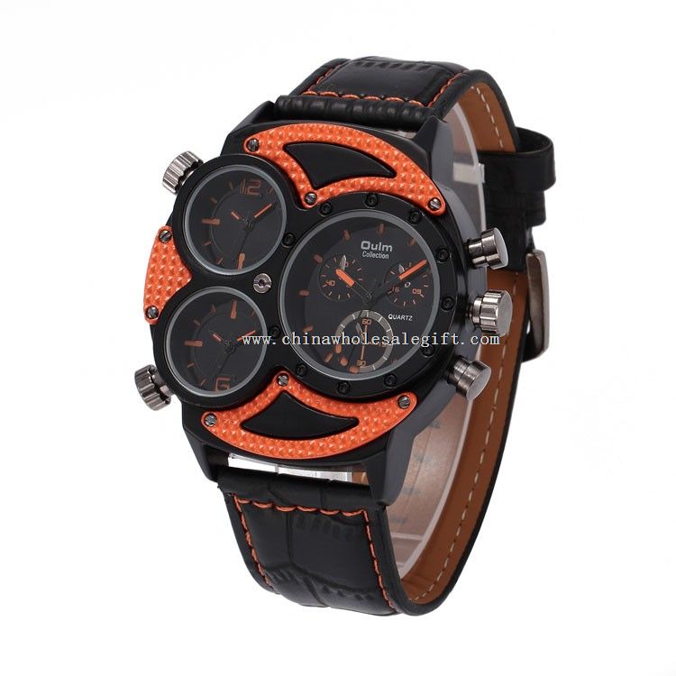 Dual Time Casual Quartz Watch