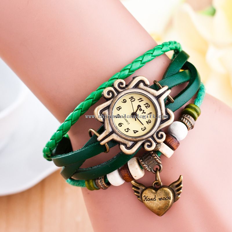 Heart Pendant Quartz Analog WristWatch