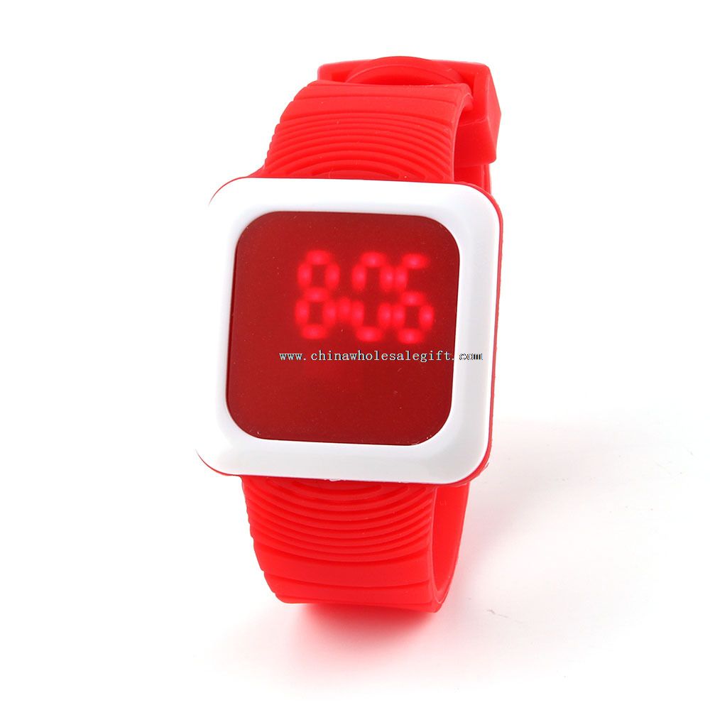LED touch screen watch