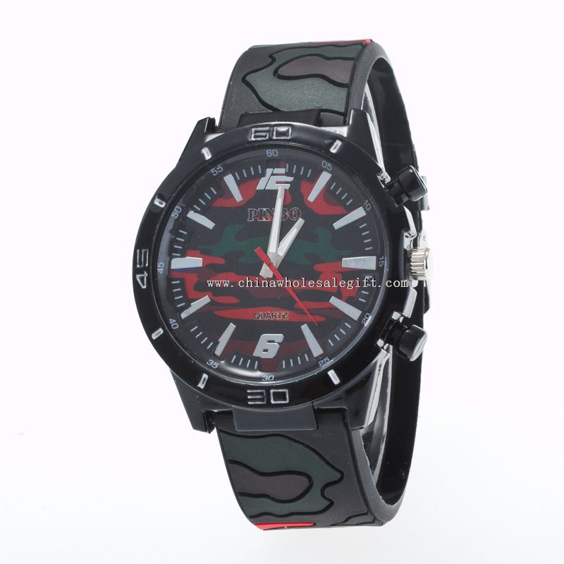 Silicone watch for men