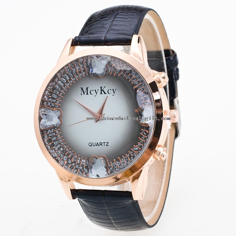 Leather Strap Super Cool Wristwatch