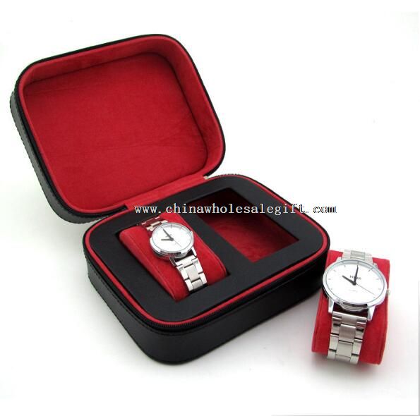 Leather Luxury double watch case