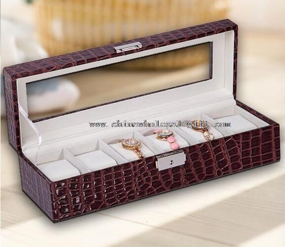leather womens watch box