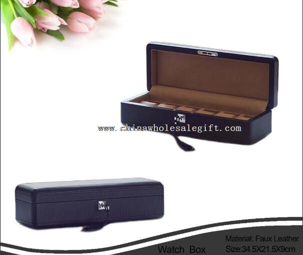 mesh-partten 6 slots watch collecting gift box