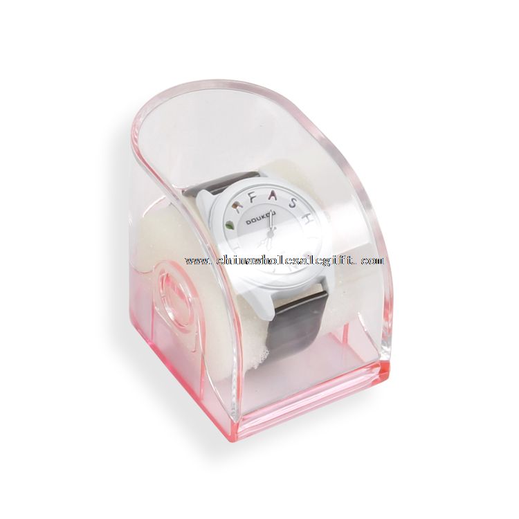 Plastic Velvet Watch Showing cases