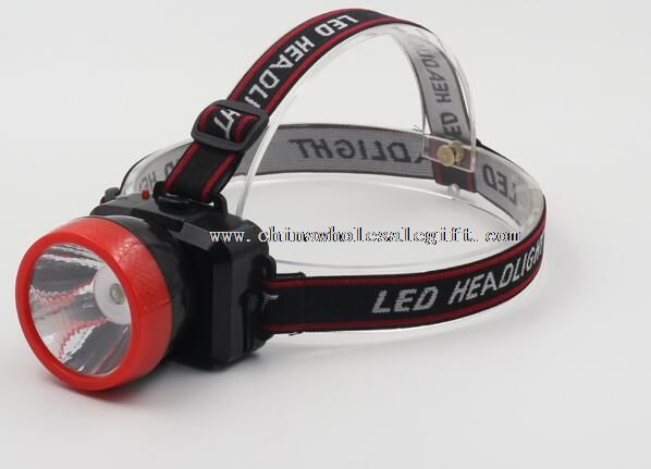 1LED Light Bulb Plastic Headlamp
