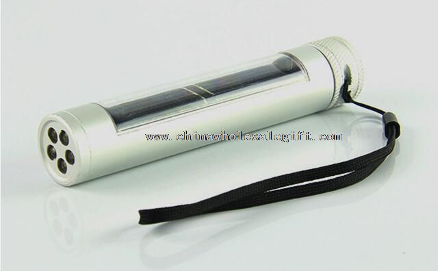 5 LED Light Solar Flashlight