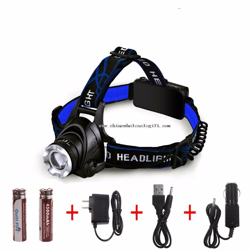 Aluminum high power lens led headlamp