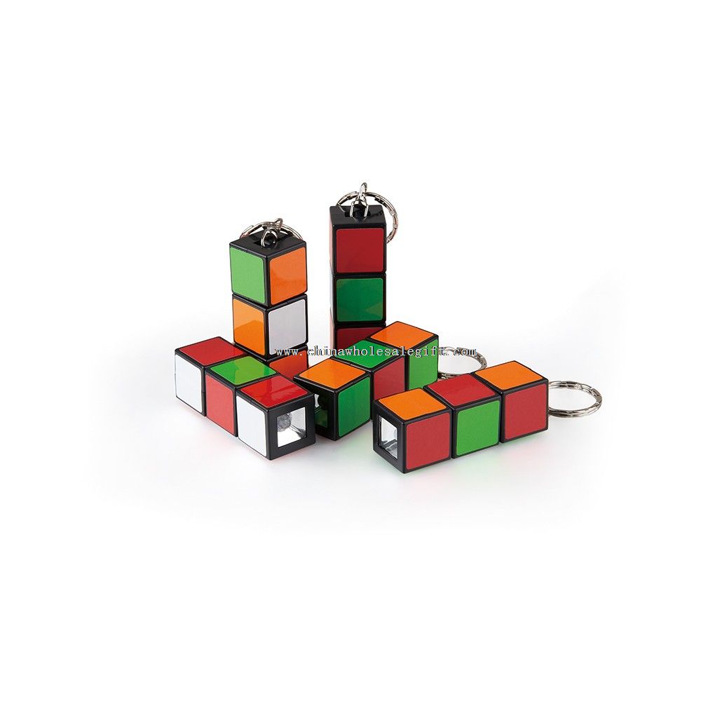 plastic magic cube led light