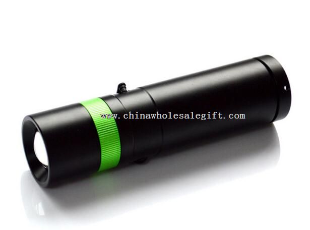 Aluminum outdoor led hand flashlight