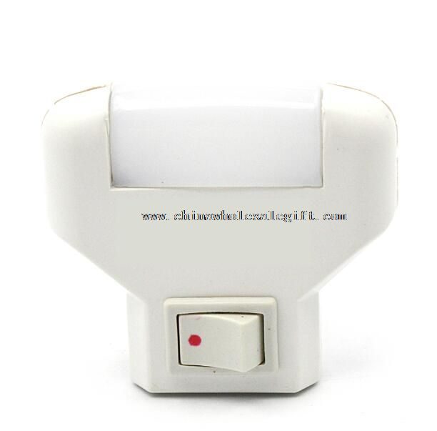 solar plug in night led light