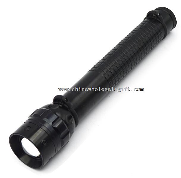 zoom dimming rechargeable powerful police flashlights