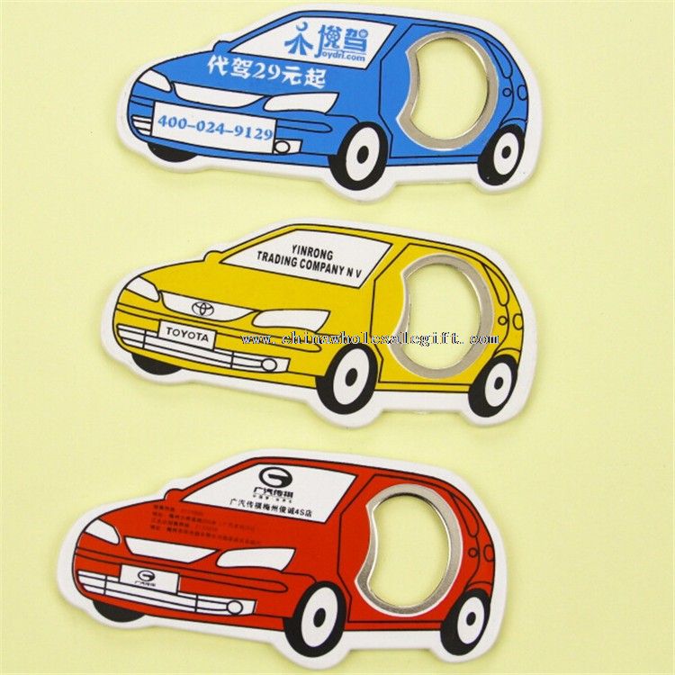 Plastic Car Shape Metal Wine Bottle Openers