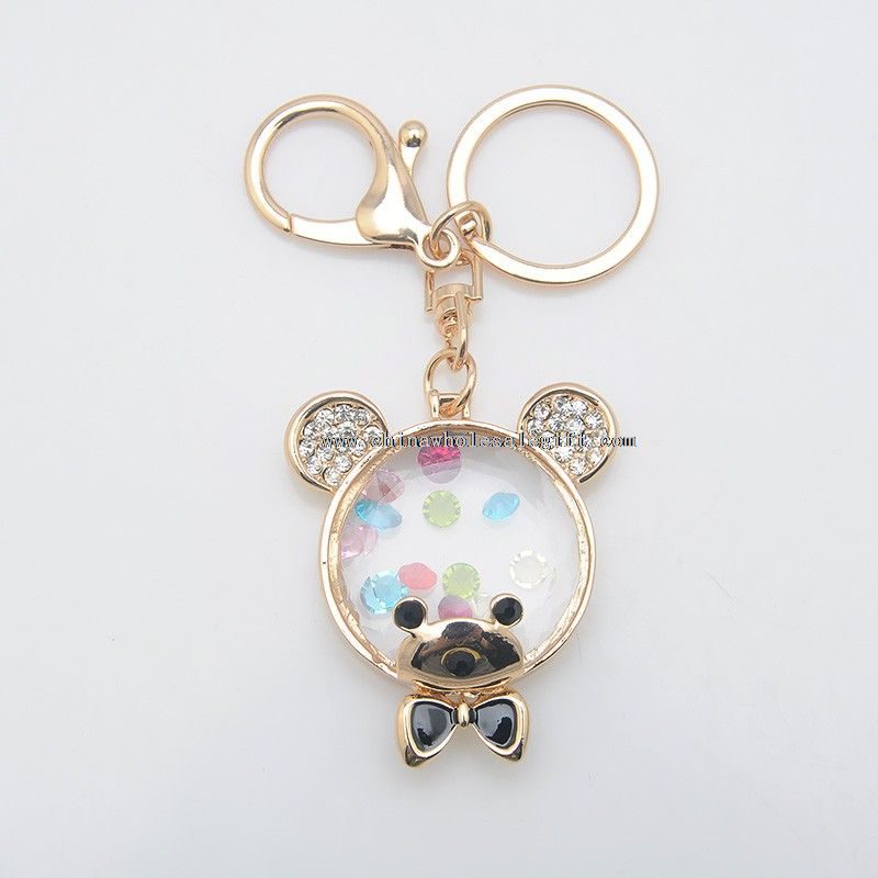 bear shape keychain