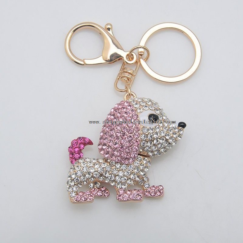 dog shaped keychain