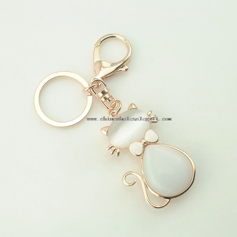 Resin Cat Keychain