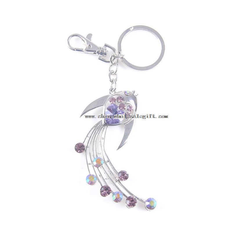 flying fish shape keychain