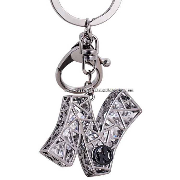 Letter N Keychain