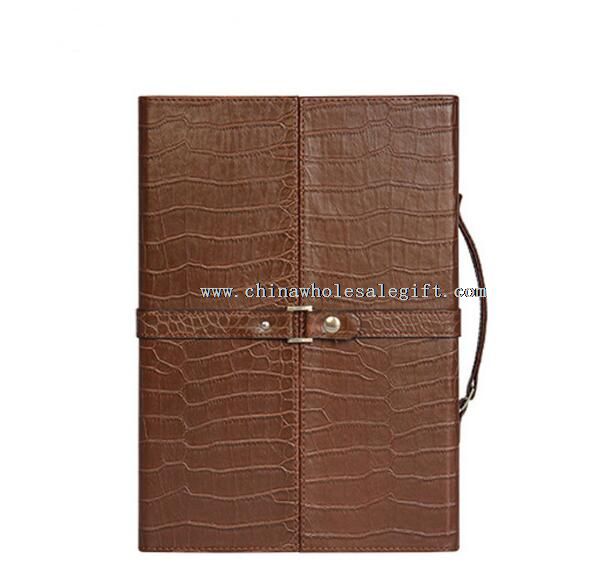 2 bottles crocodile PU leather wine box