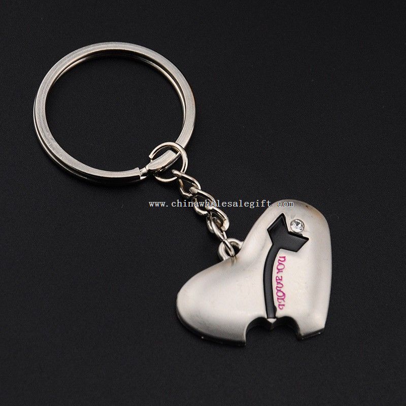Heart Shaped Love Keychain