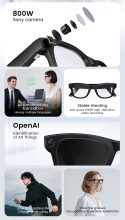 Kamera-Brille mit Slide-Touch-Bügel