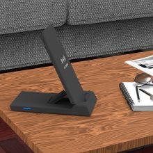 Cargador inalámbrico plegable de 10W de respuesta rápida y larga distancia portátil