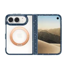 Funda magnética antimanchas ultra mate con soporte giratorio 360° para iP Duo