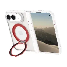 Funda magnética antimanchas ultra mate con soporte giratorio 360° para iP Duo