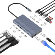 USB-C Docking Station with Triple Display