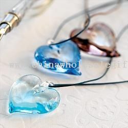 Murano sklo srdce náhrdelník od RedEnvelope
