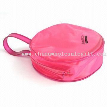 Circular-shaped Cosmetic Bag