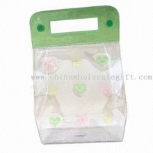 Green PVC Cosmetic Bag images