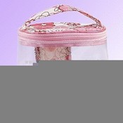 Bolso cosmético del PVC/lienzo images