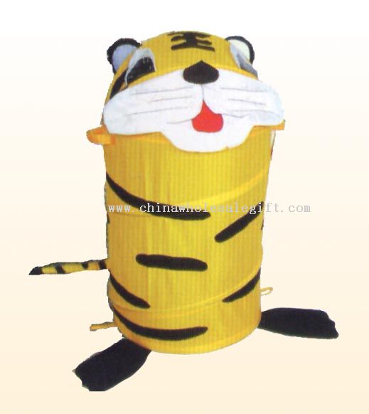 Cartoon bin with Tiger image