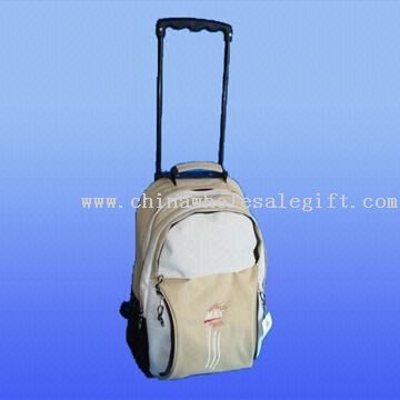 600D/PVC Trolley Schoolbag
