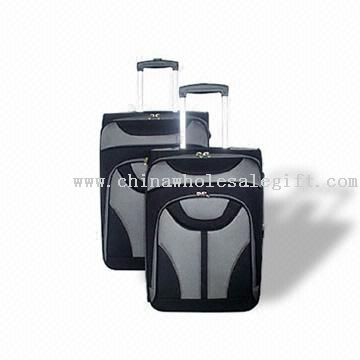 Three Pieces Softside Luggage Trolley Case Set