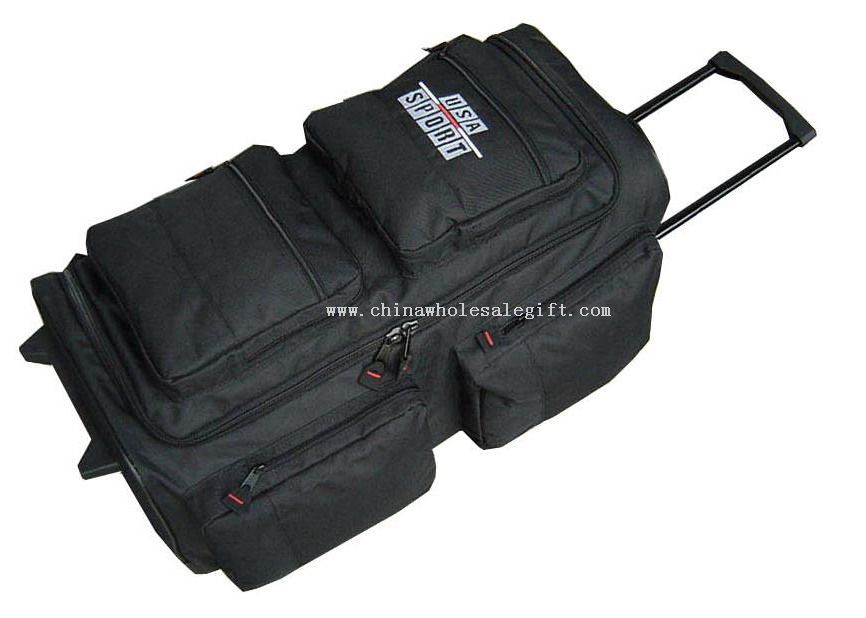 Trolley travel bag with 6 pockets